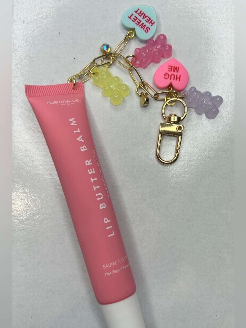 Ruby & Millie Lip Butter Balm Hydrating Pink Sugar